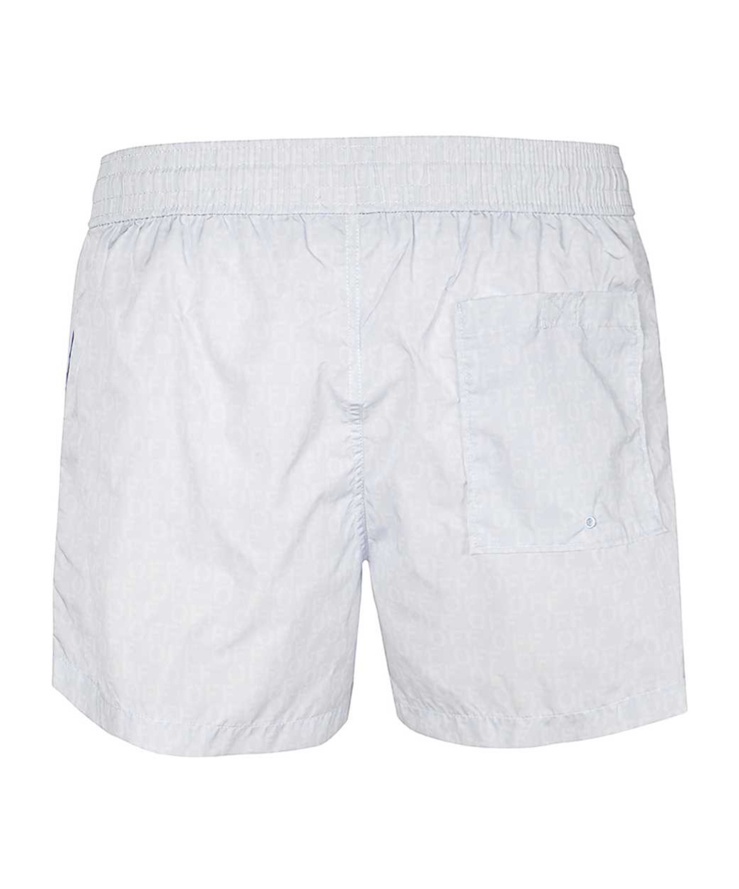 Off-white All Over Logo Printed Swimshorts In White