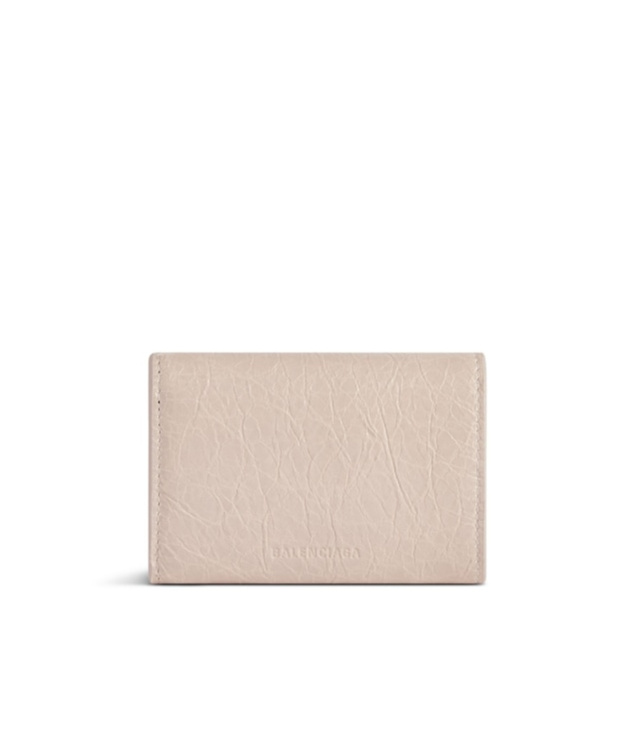 Balenciaga Le City Mini Wallet In Almond-colored