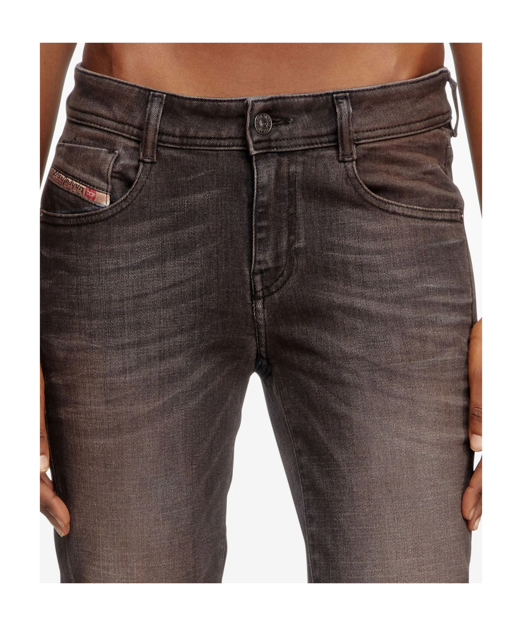 Diesel Bootcut Jeans In Black
