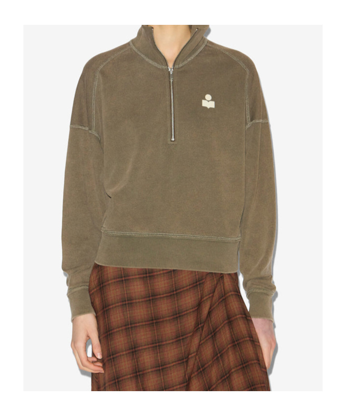 Isabel Marant Étoile Ross Sweatshirt In Green