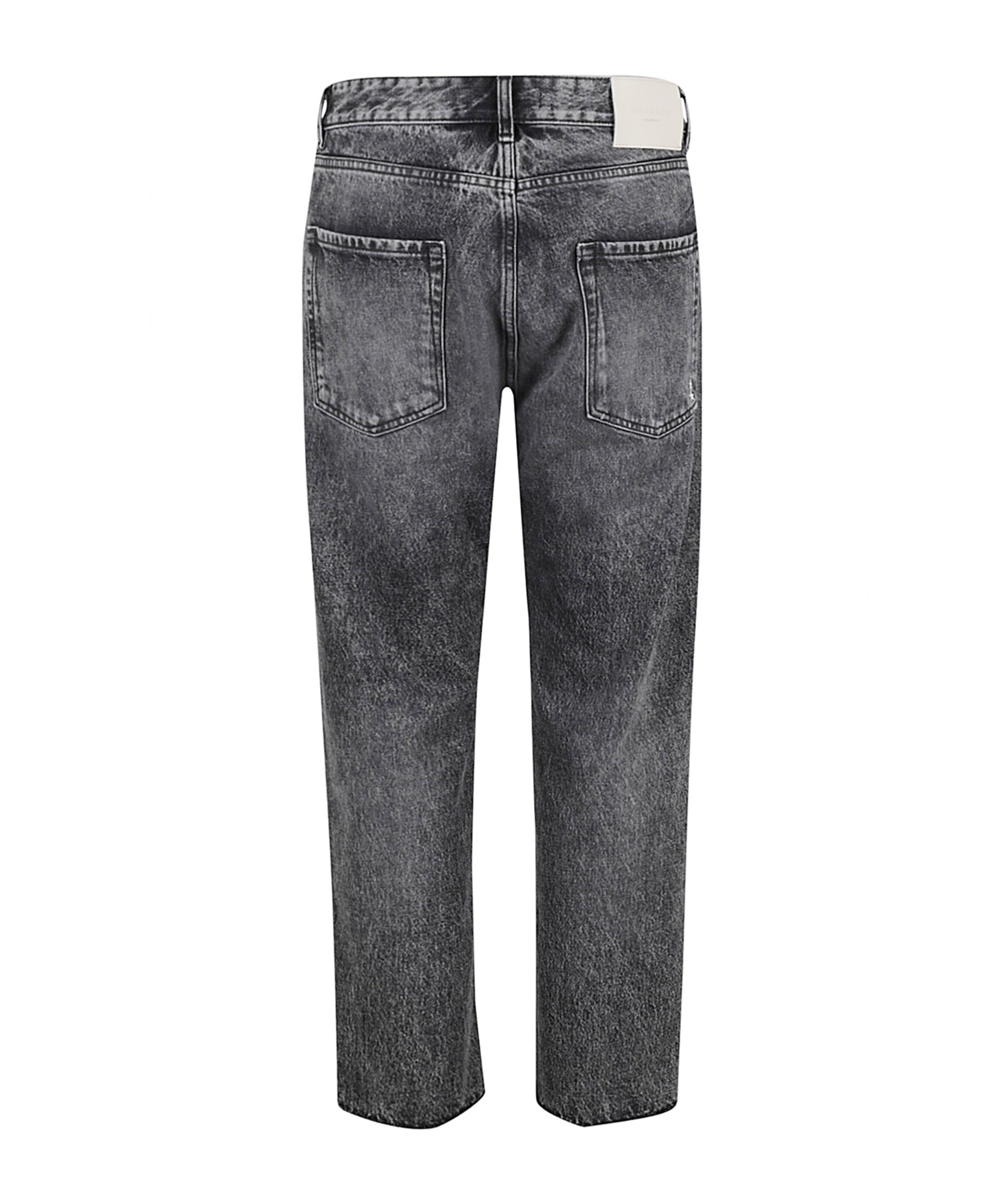 Icon Denim Five-pocket Denim Trousers In Black