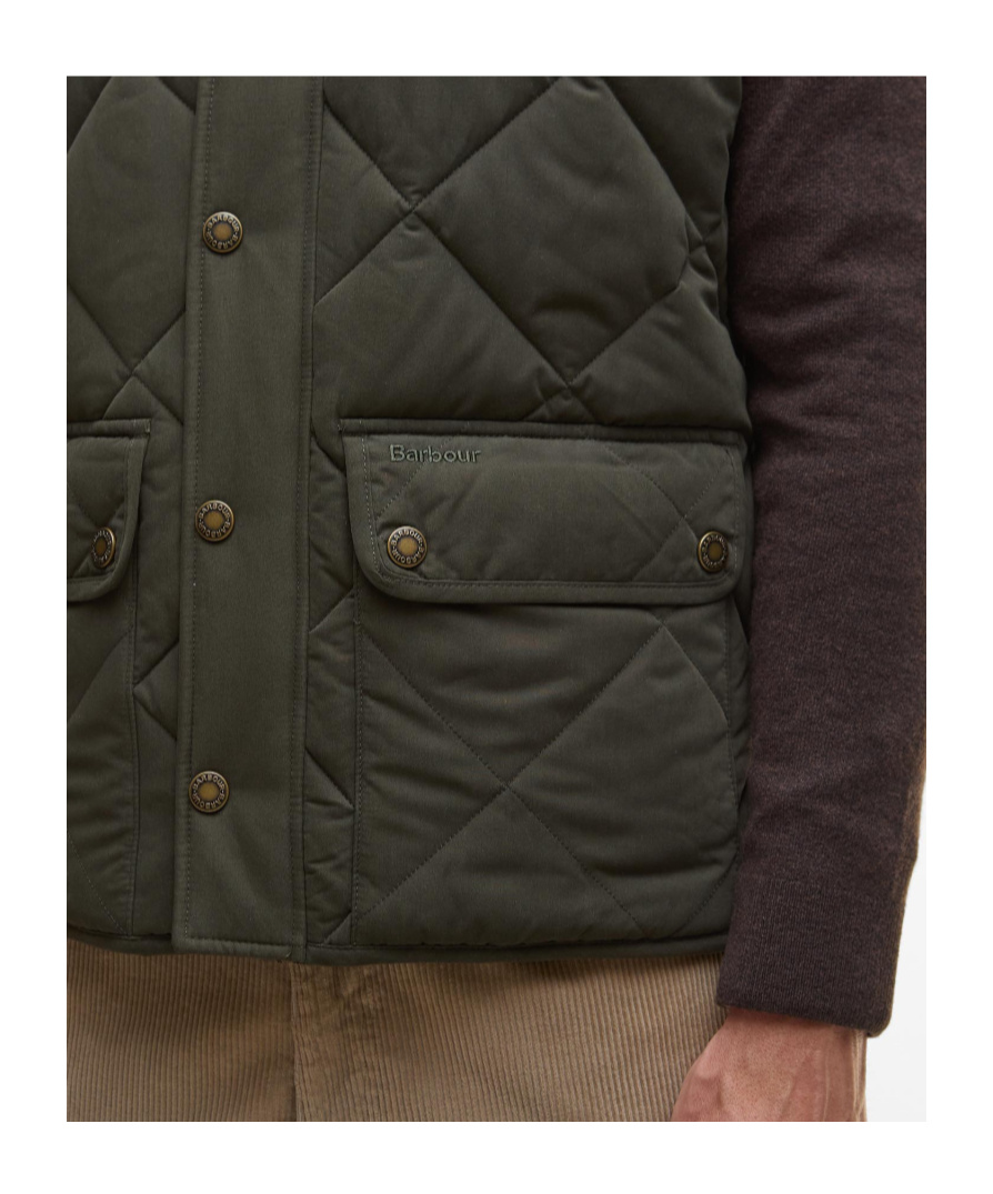 Barbour Winter Lowerdale Gilet In Green