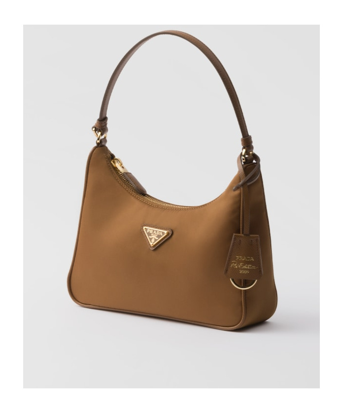Prada Re-edition 2005 Mini Handbag In Brown