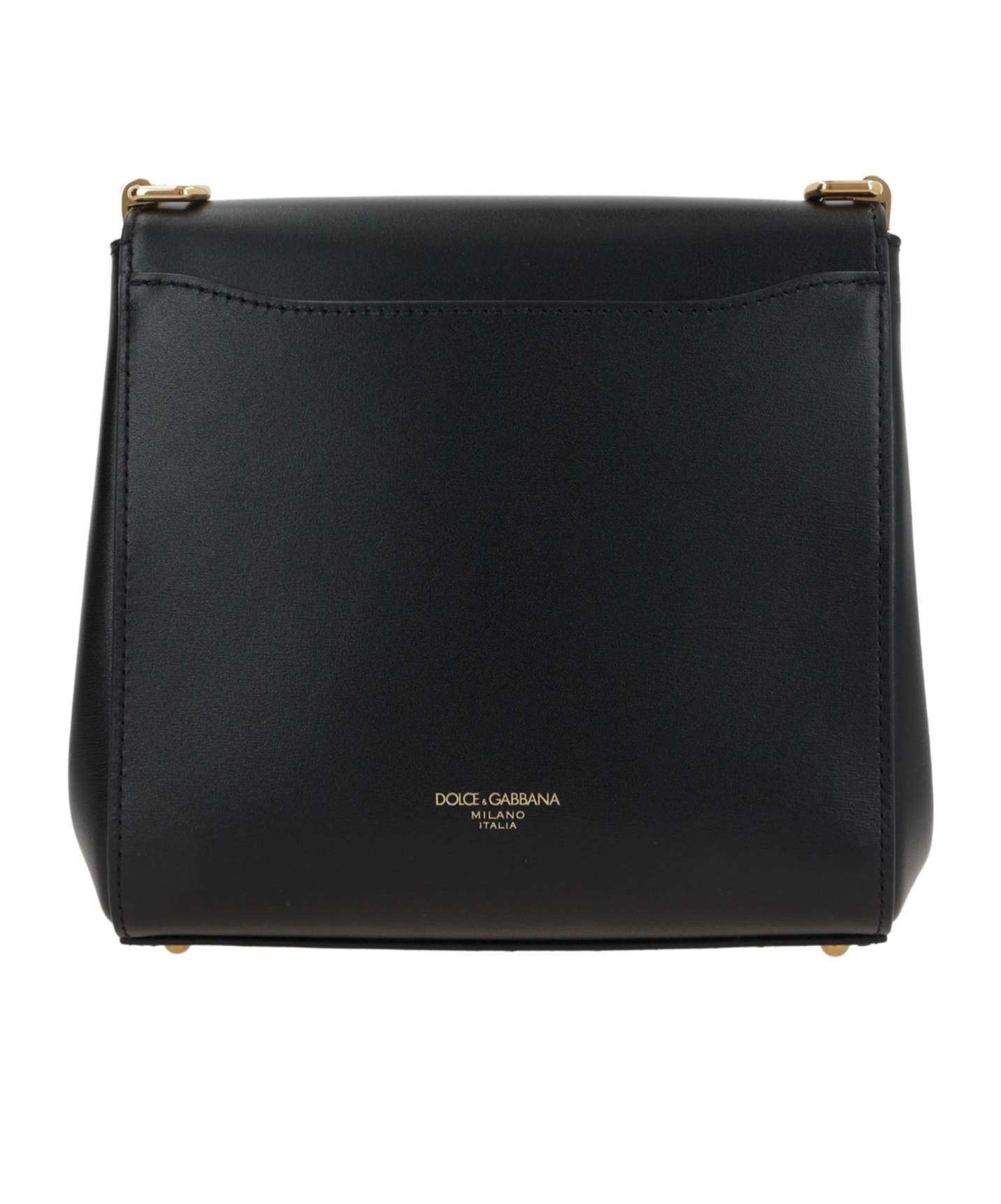 Dolce & Gabbana Marlene City Grained Leather Shoulder Bag In Black