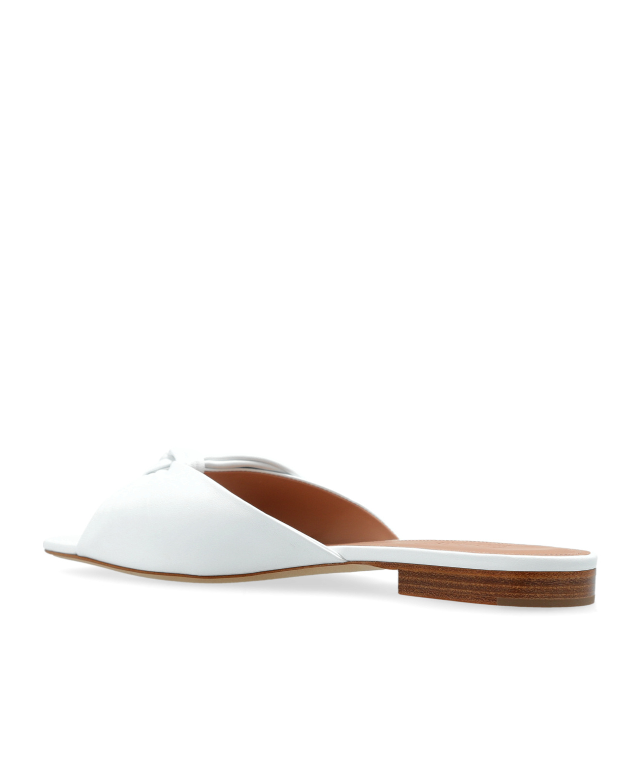 Malone Souliers Vargas Leather Mules In White