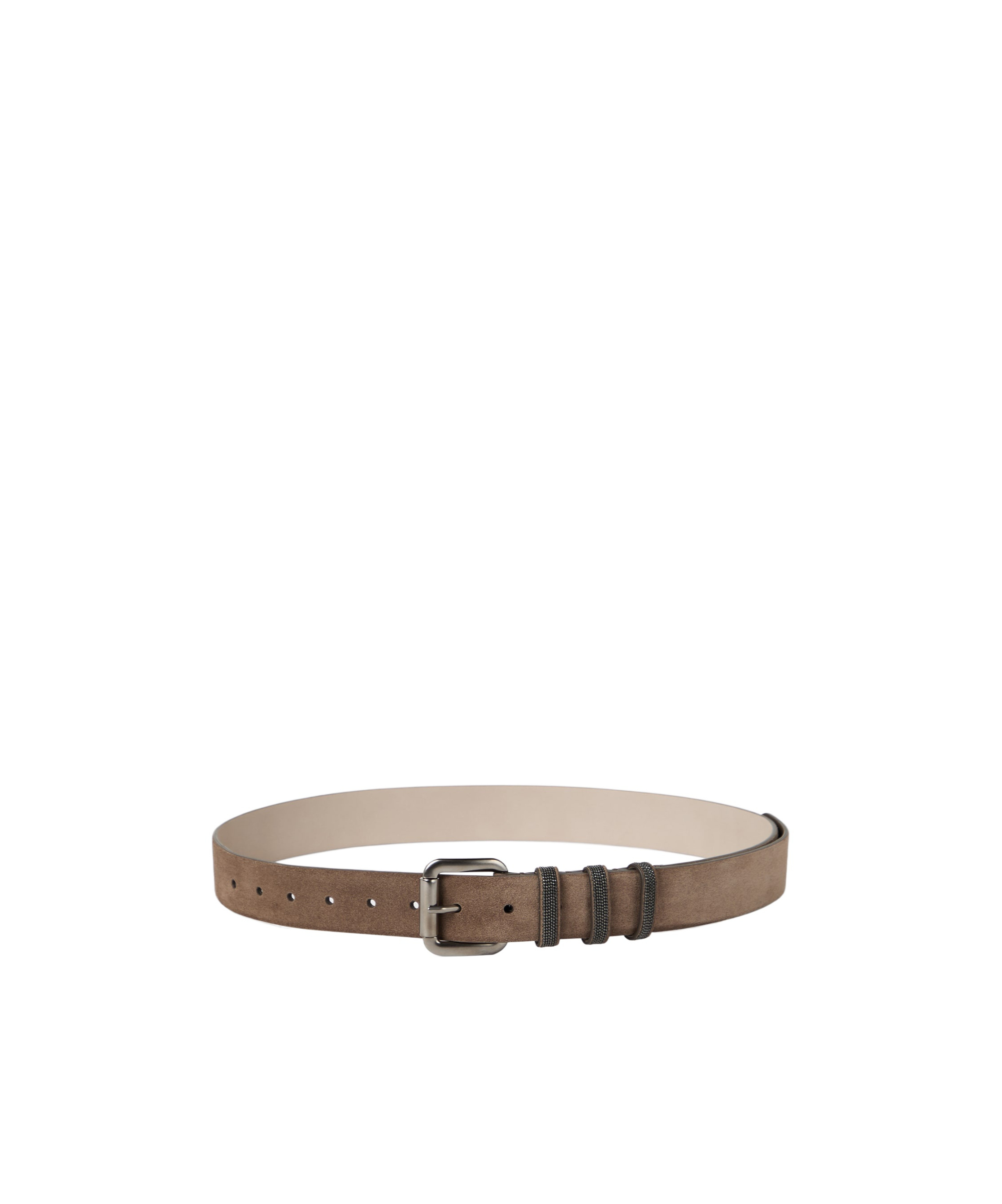 BRUNELLO CUCINELLI SHINY BELT WITH LOOPS