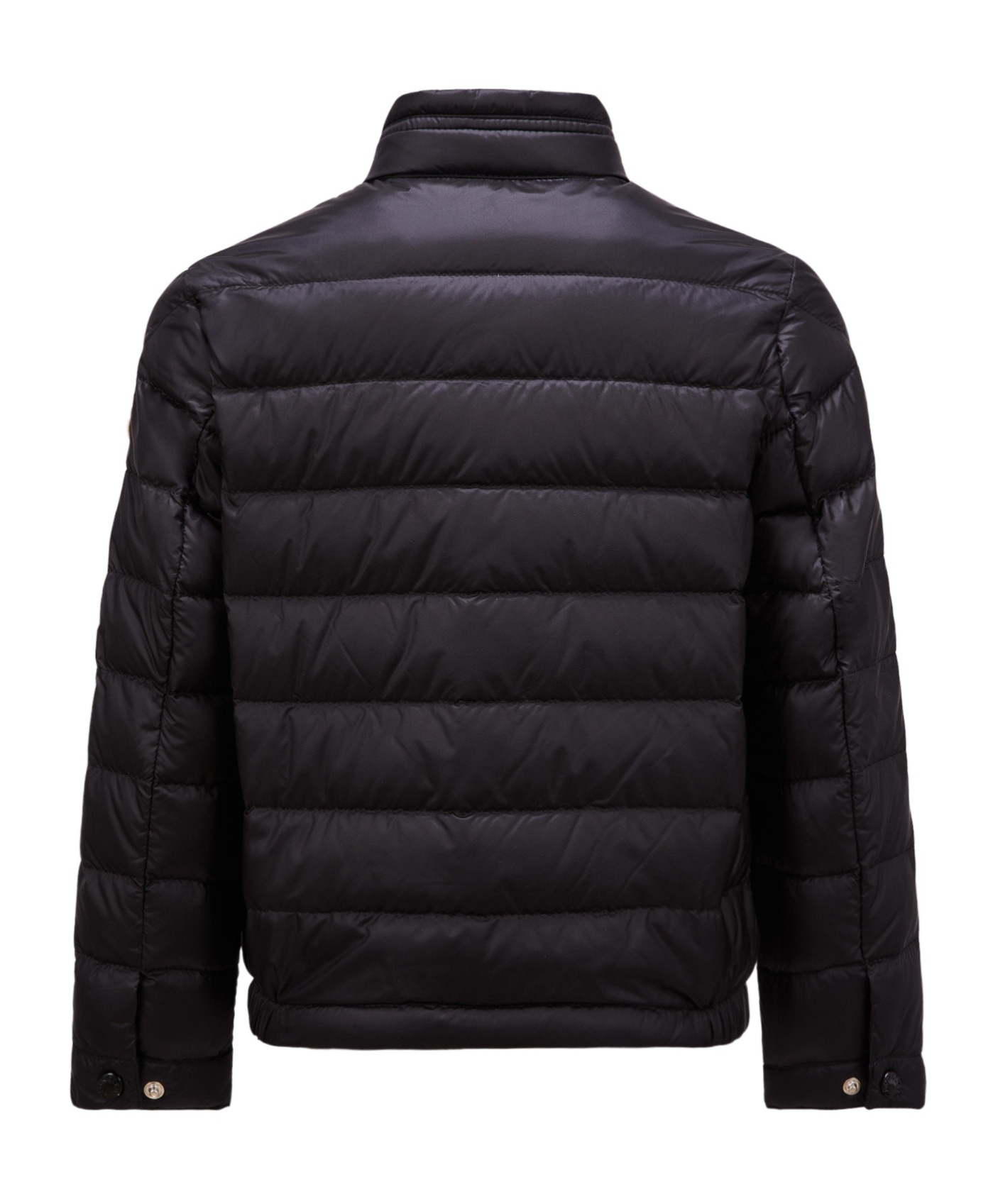 Moncler Long-sleeved Down Jacket In Black