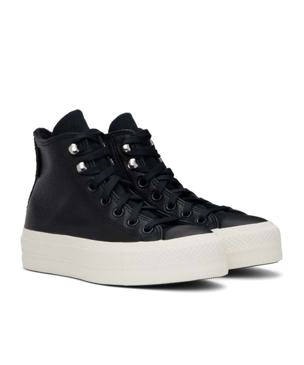 Converse Chuck Taylor All Star Lift High-top Casual Sneakers In Black