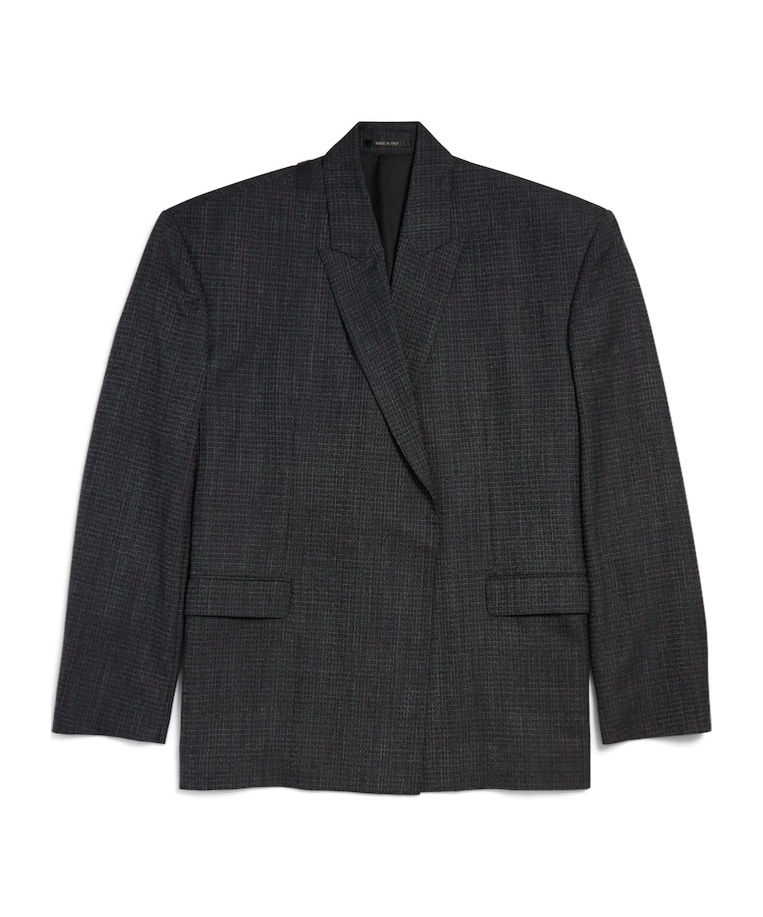 Balenciaga Long-sleeved Casual Jacket In Black