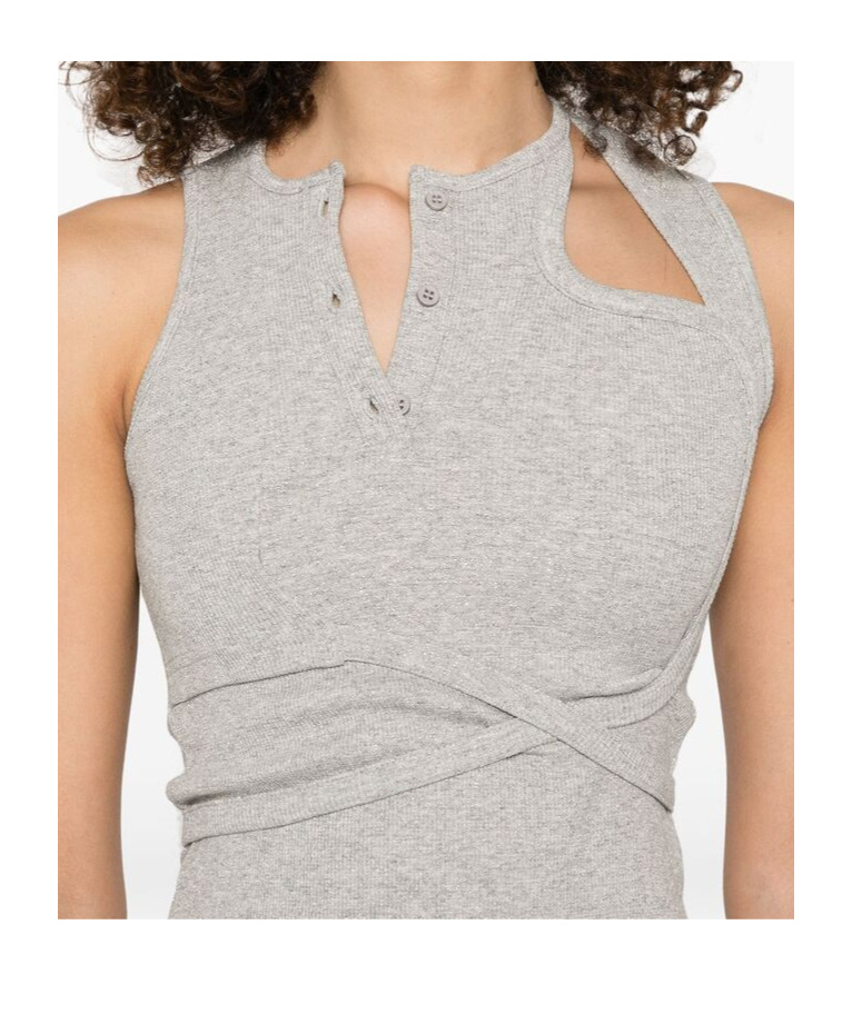 Ottolinger Tank Maxi Dress In Grey