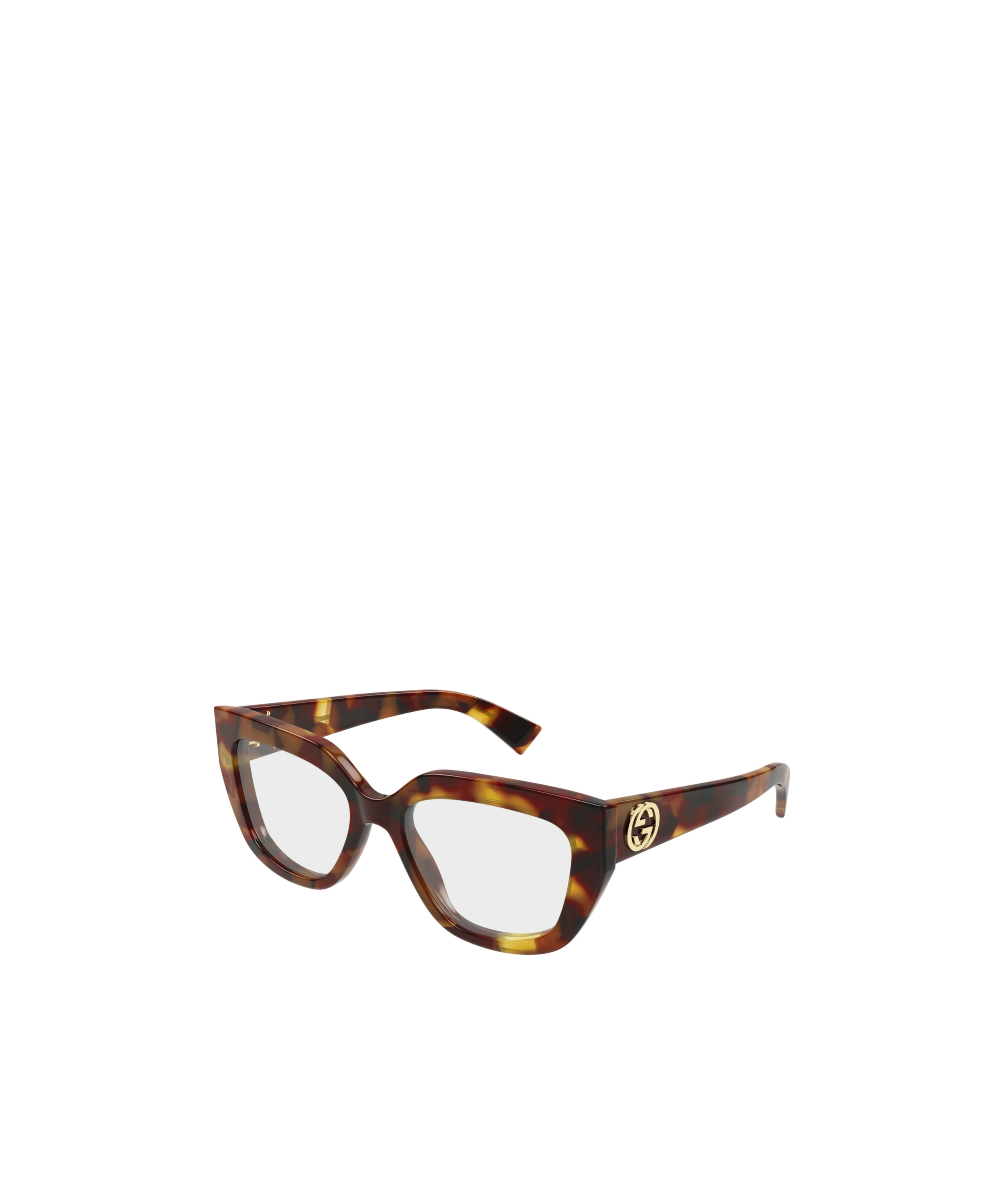 Shop Gucci Interlocking G Glasses In Brown