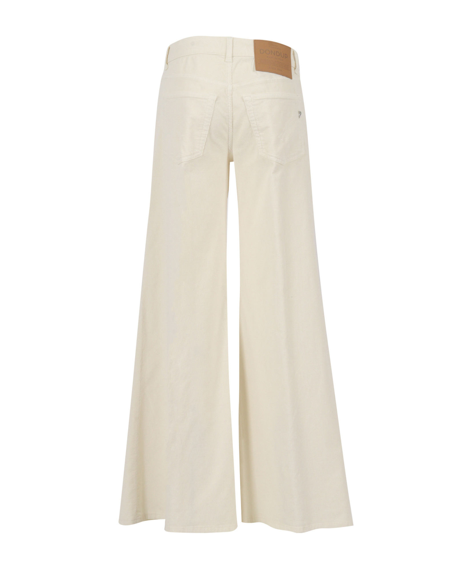Dondup High-waisted Wide-leg Marlen Pants In Animal Print