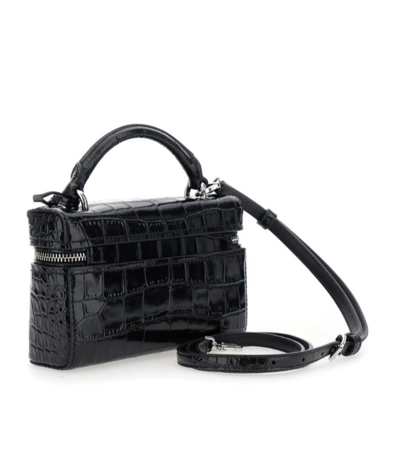 Michael Kors Zipper Shoulder Bag In Black