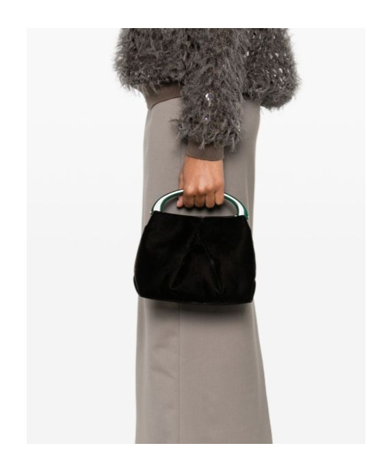 Dries Van Noten Single Handle Shoulder Bag In Black