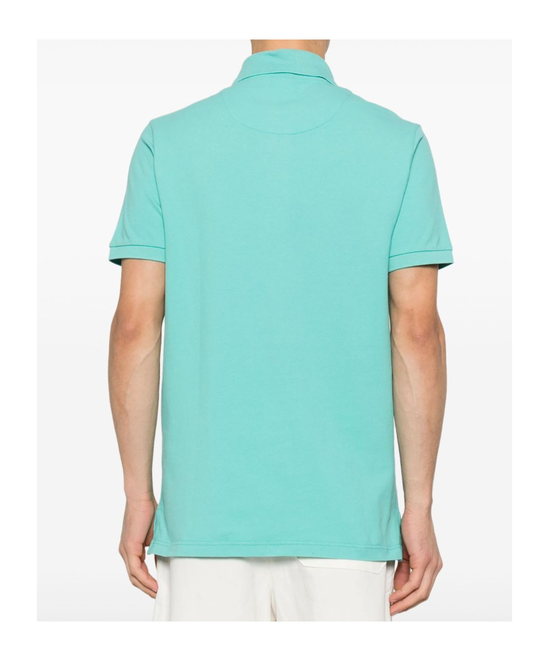 Shop Etro Pegaso-embroidered Polo Shirt In Blue