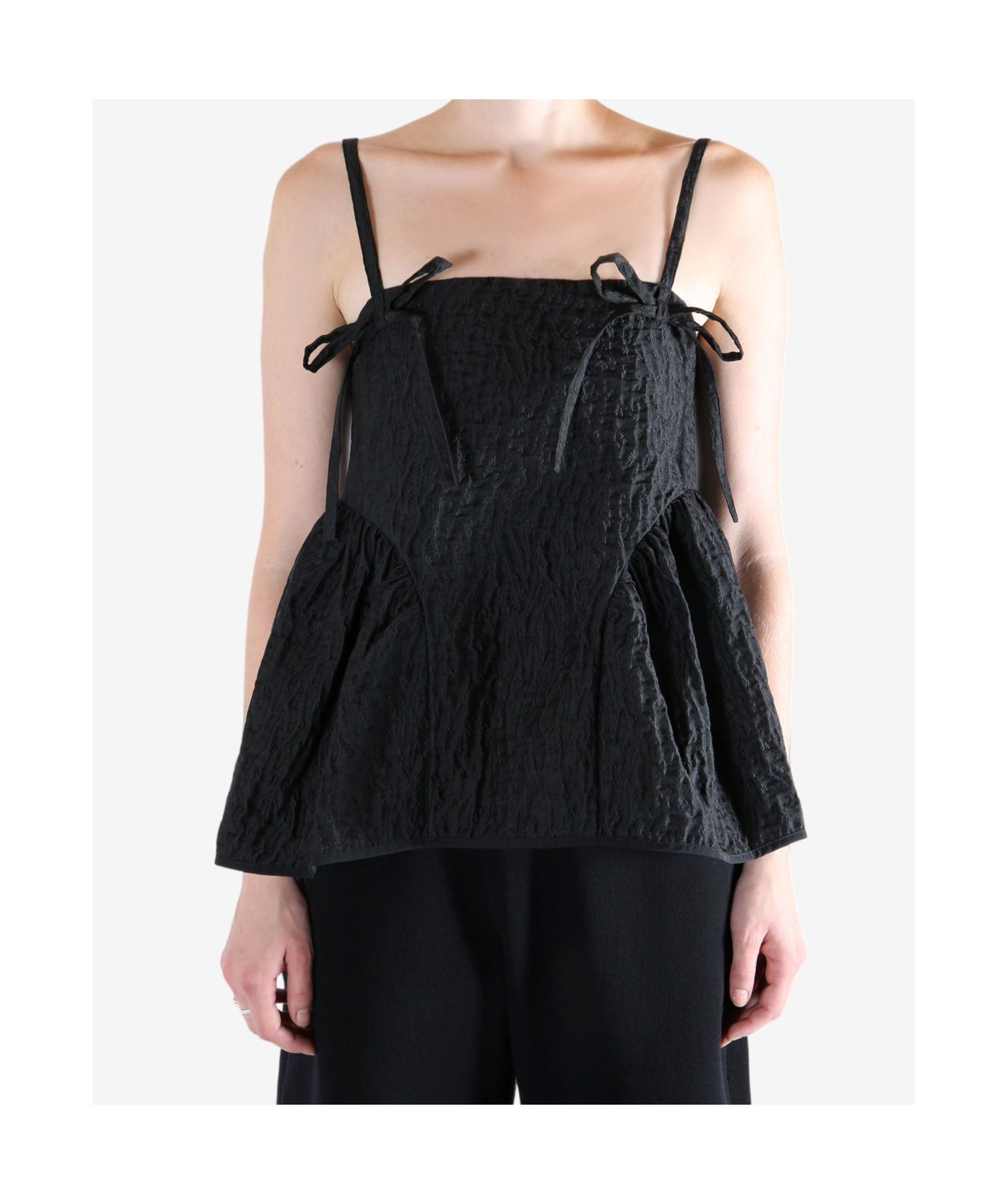 Cecilie Bahnsen Tank Top In Black