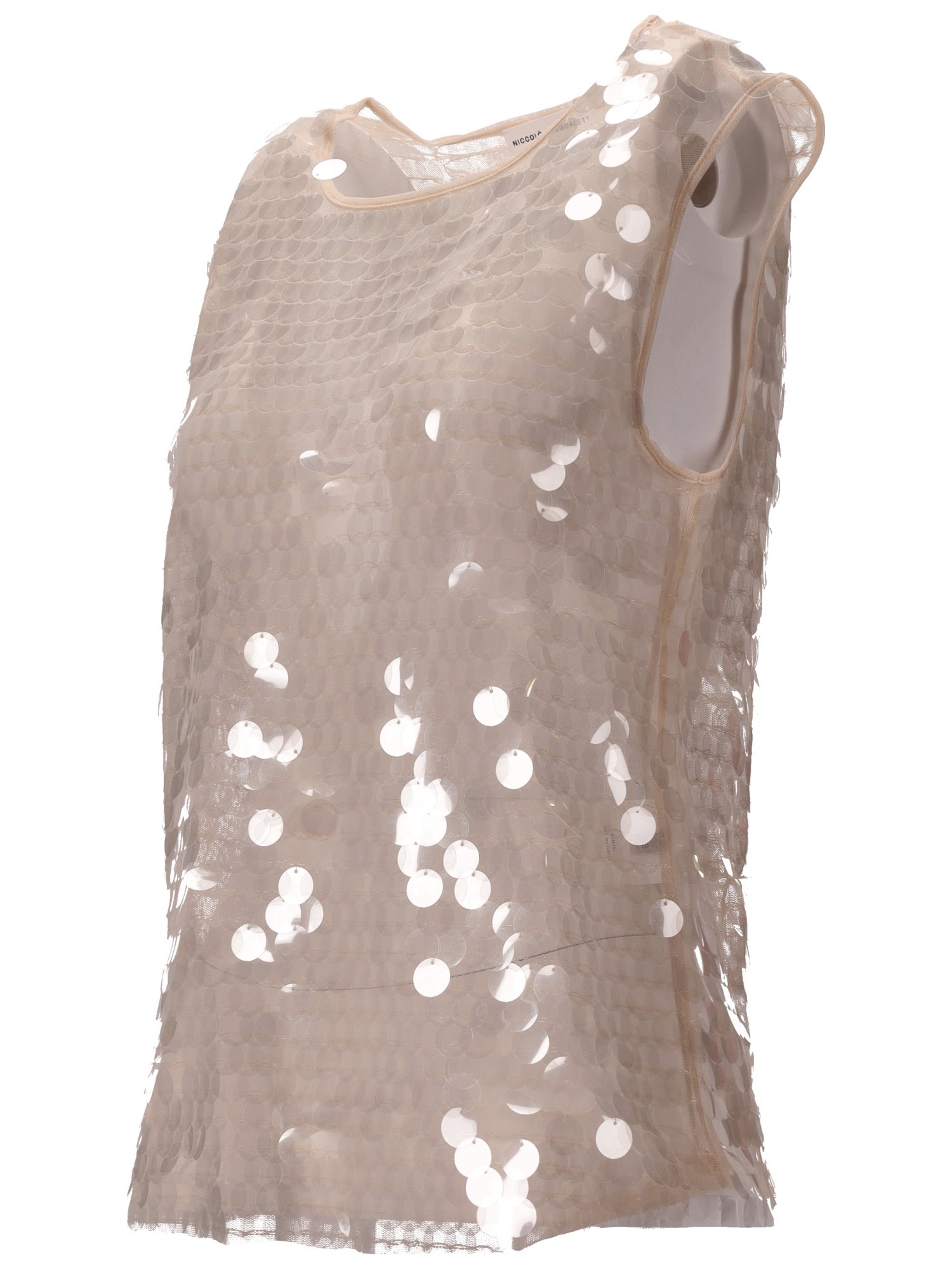 Niccolò Pasqualetti Carta Tank Sequined Vest