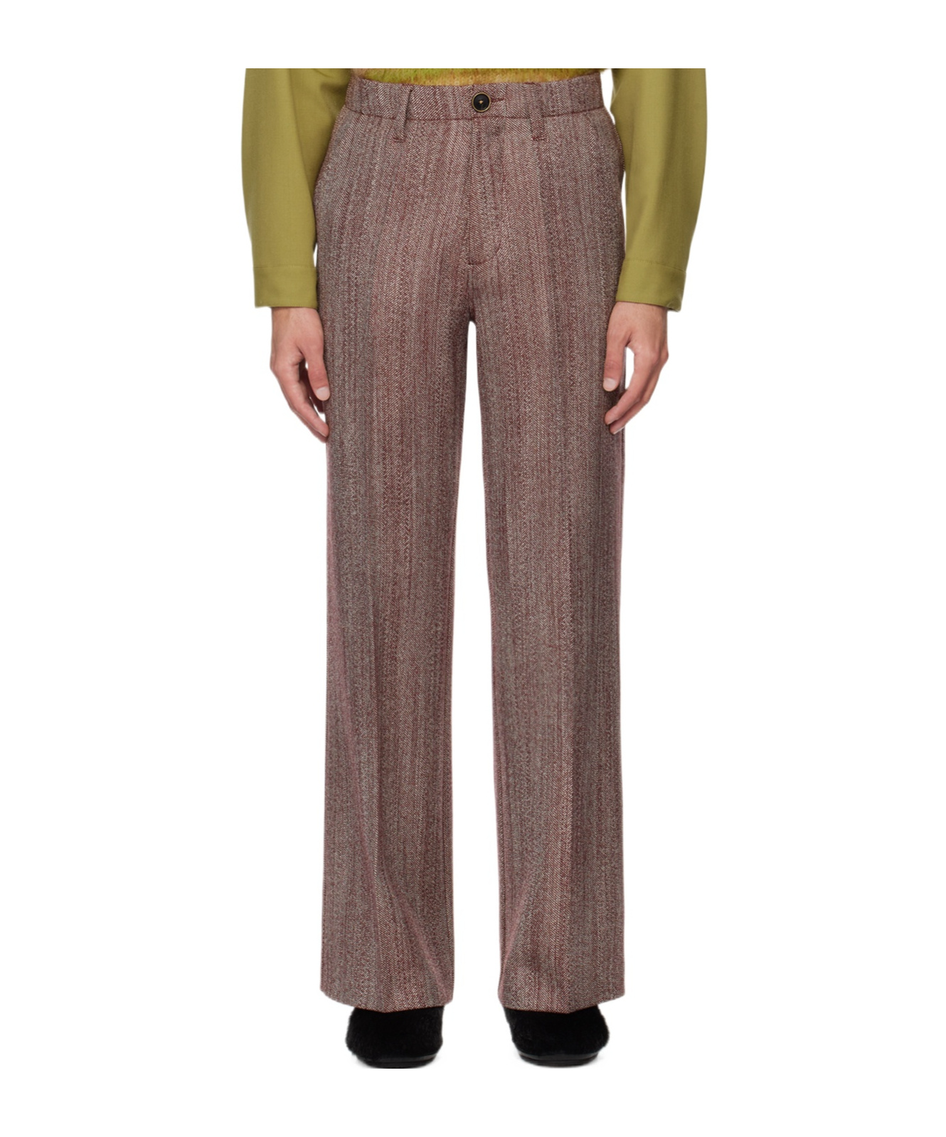 Marni Belt-loop Casual Pants In Brown