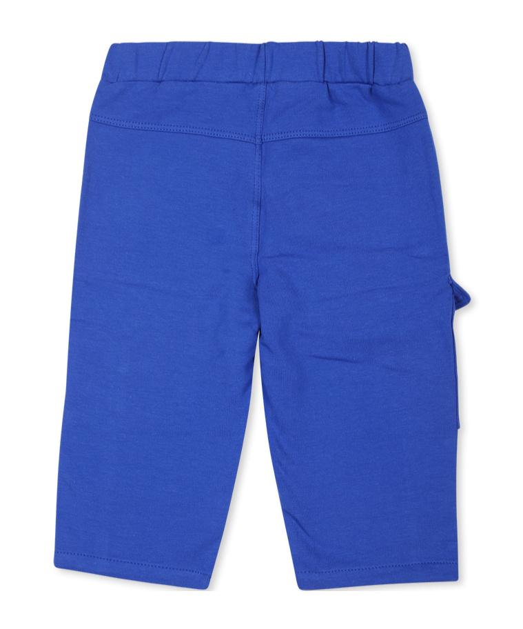 MSGM EMBROIDERED-LOGO TROUSERS