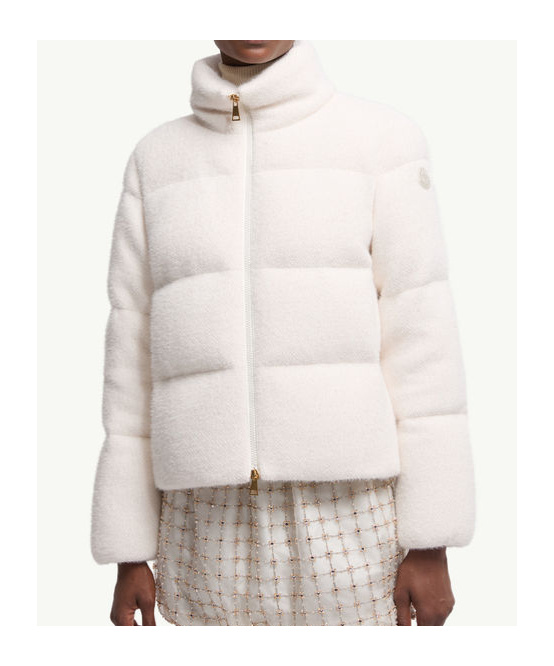 Moncler Mornas Short Down Jacket In White
