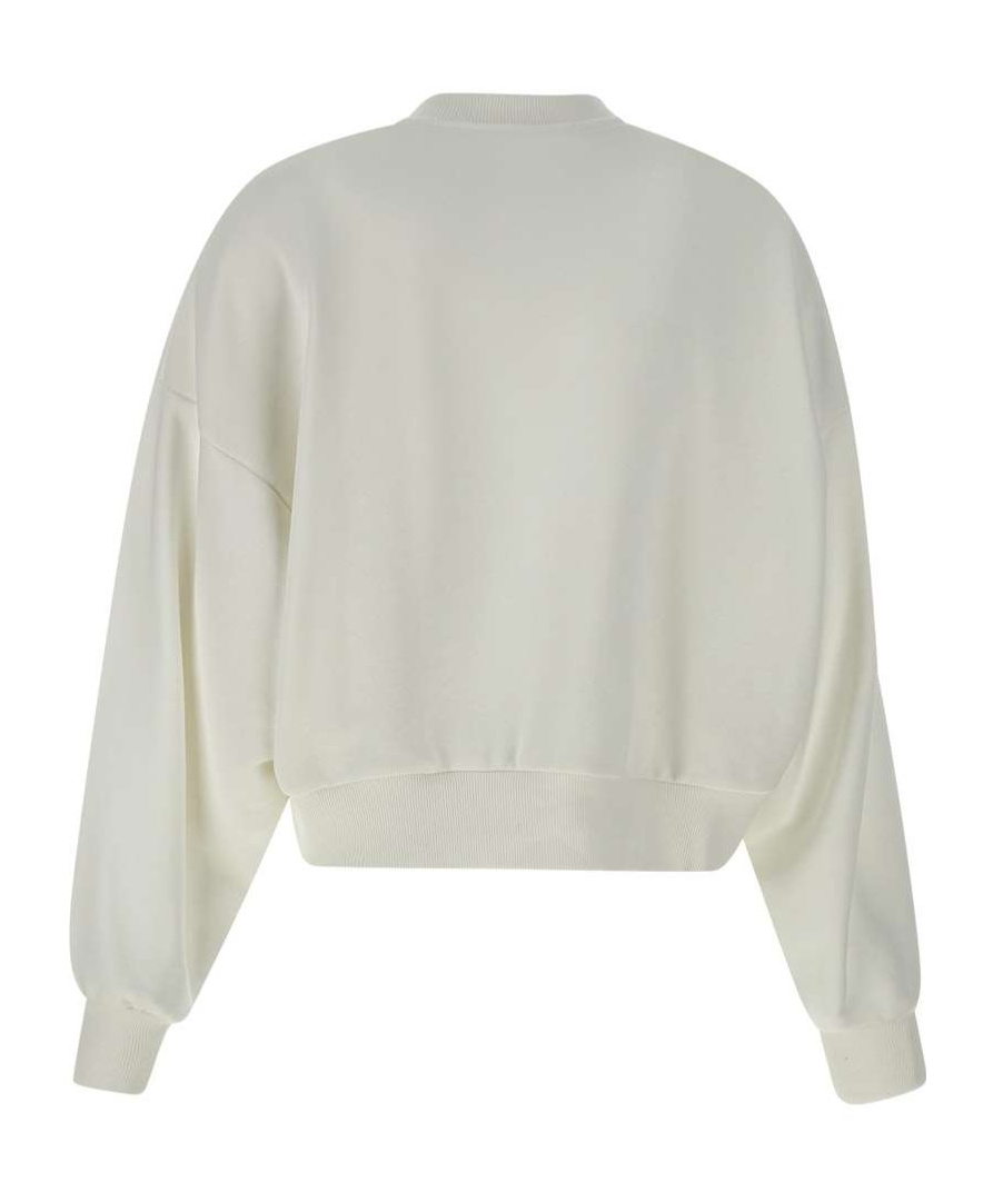 Elisabetta Franchi Cotone Hoodie In White