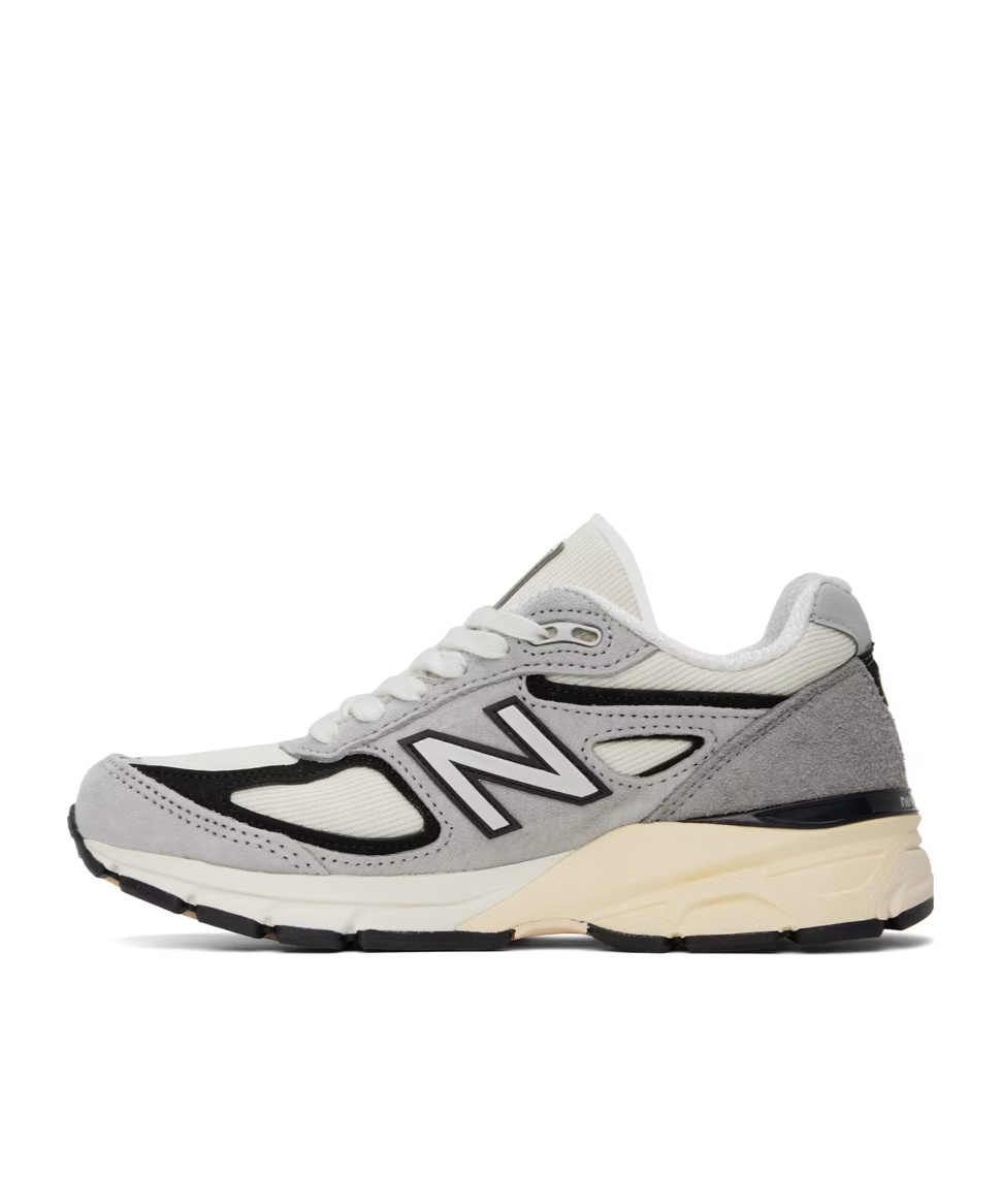 New Balance Made In Usa 990v4 'grey/black' Sneakers In Gray