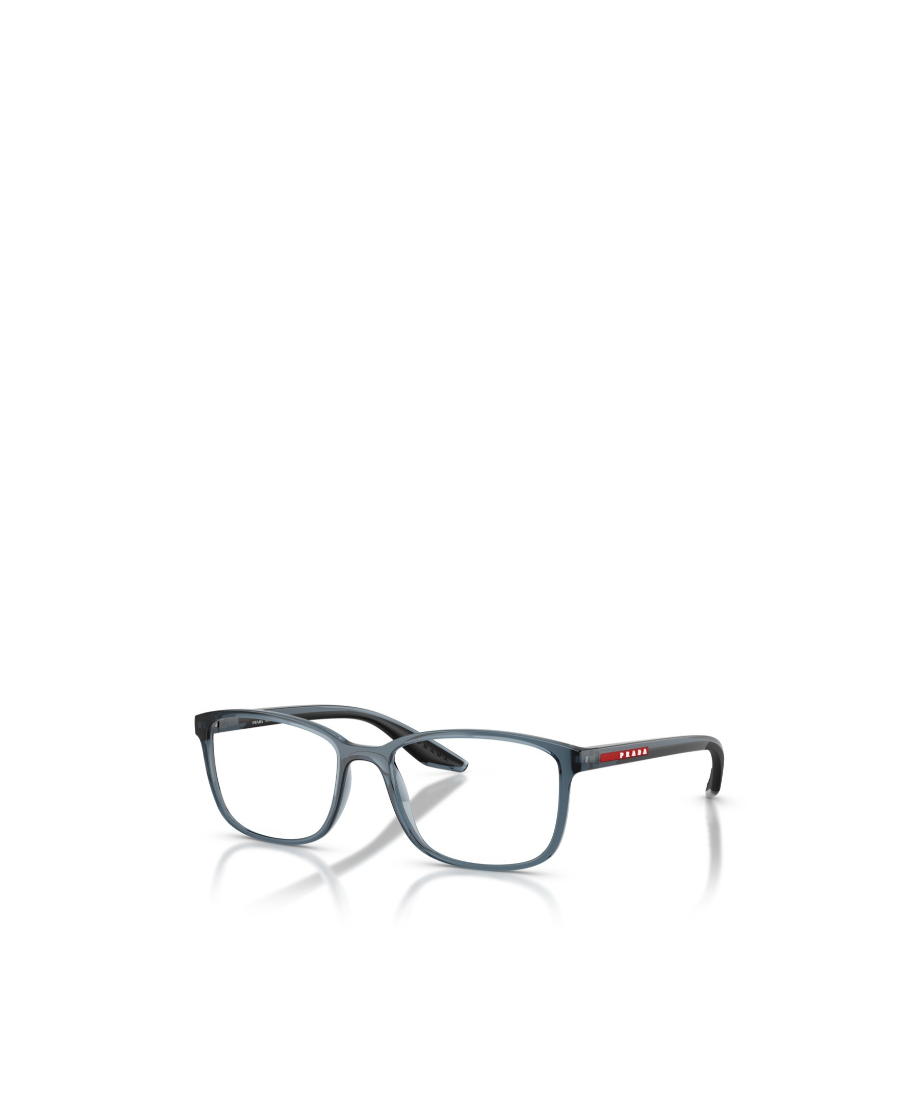 Prada Full Frame Plain Mirror In Gray