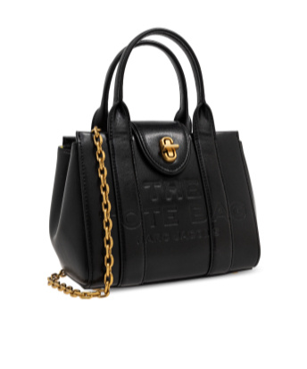Marc Jacobs The Turnlock Crossbody Tote Bag In Black