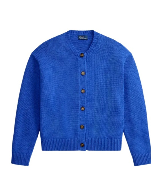 Polo Ralph Lauren Button-up Cardigan In Blue