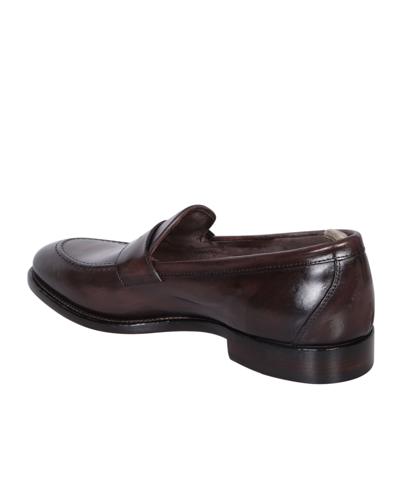 Officine Creative Tulane 003 Leather Penny Loafers In Black