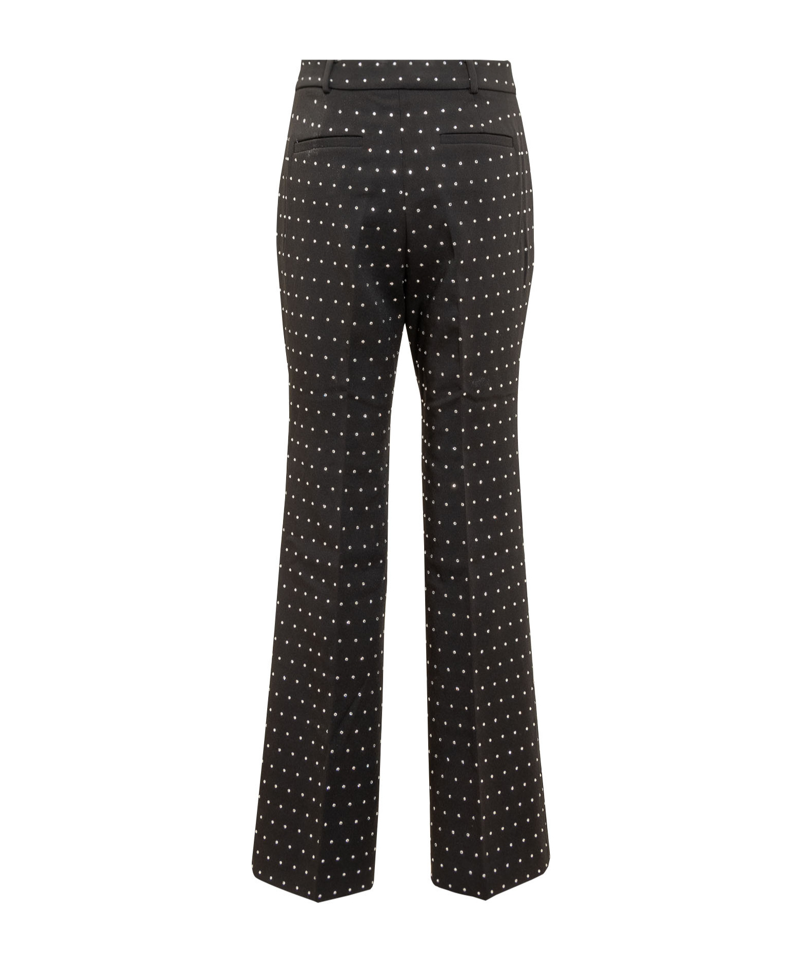 Michael Michael Kors Slim Bootcut Trousers In Black