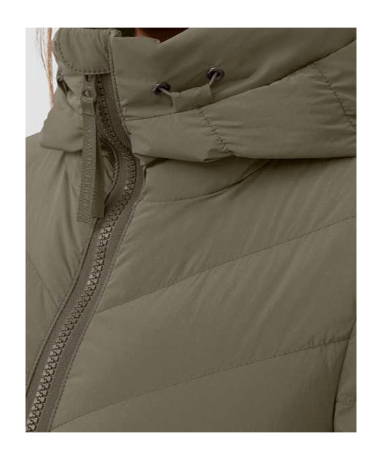 Canada Goose Long-sleeved Down Jacket In Green
