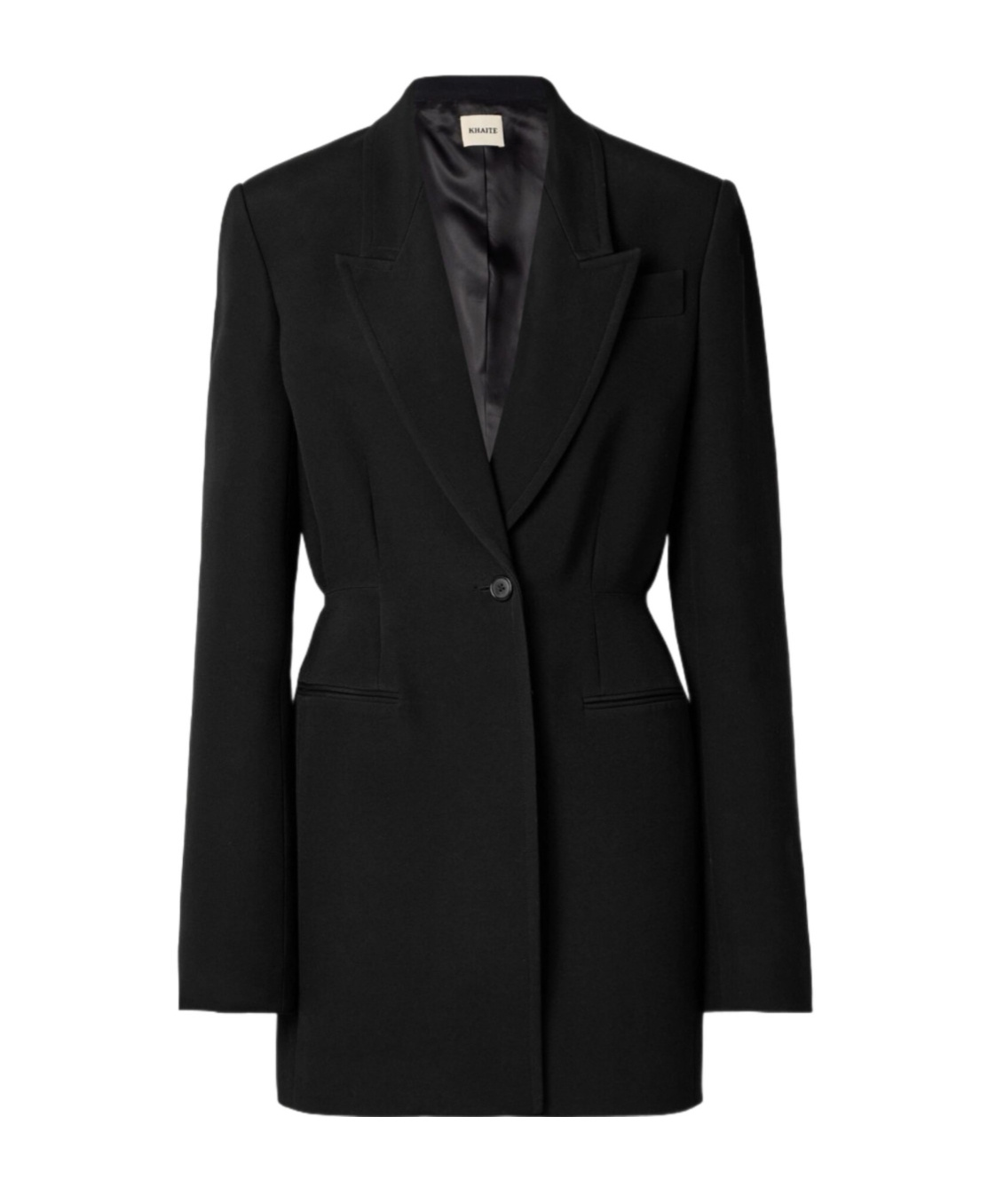 Khaite Beckett Single Breasted Jacket In Black