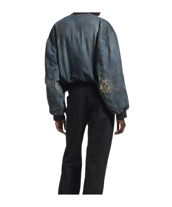 Balenciaga Standard Bomber In Blue