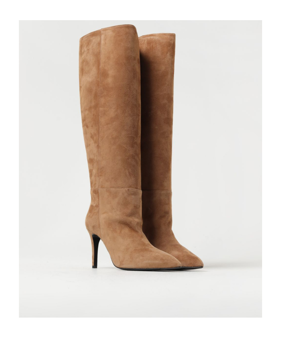 Shop Via Roma 15 Stiletto Boots In Brown