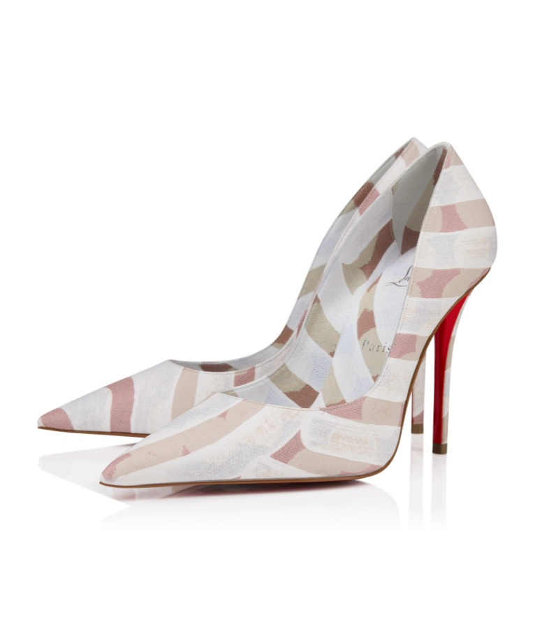 Christian Louboutin Miss Z 100 Mm Pumps In White
