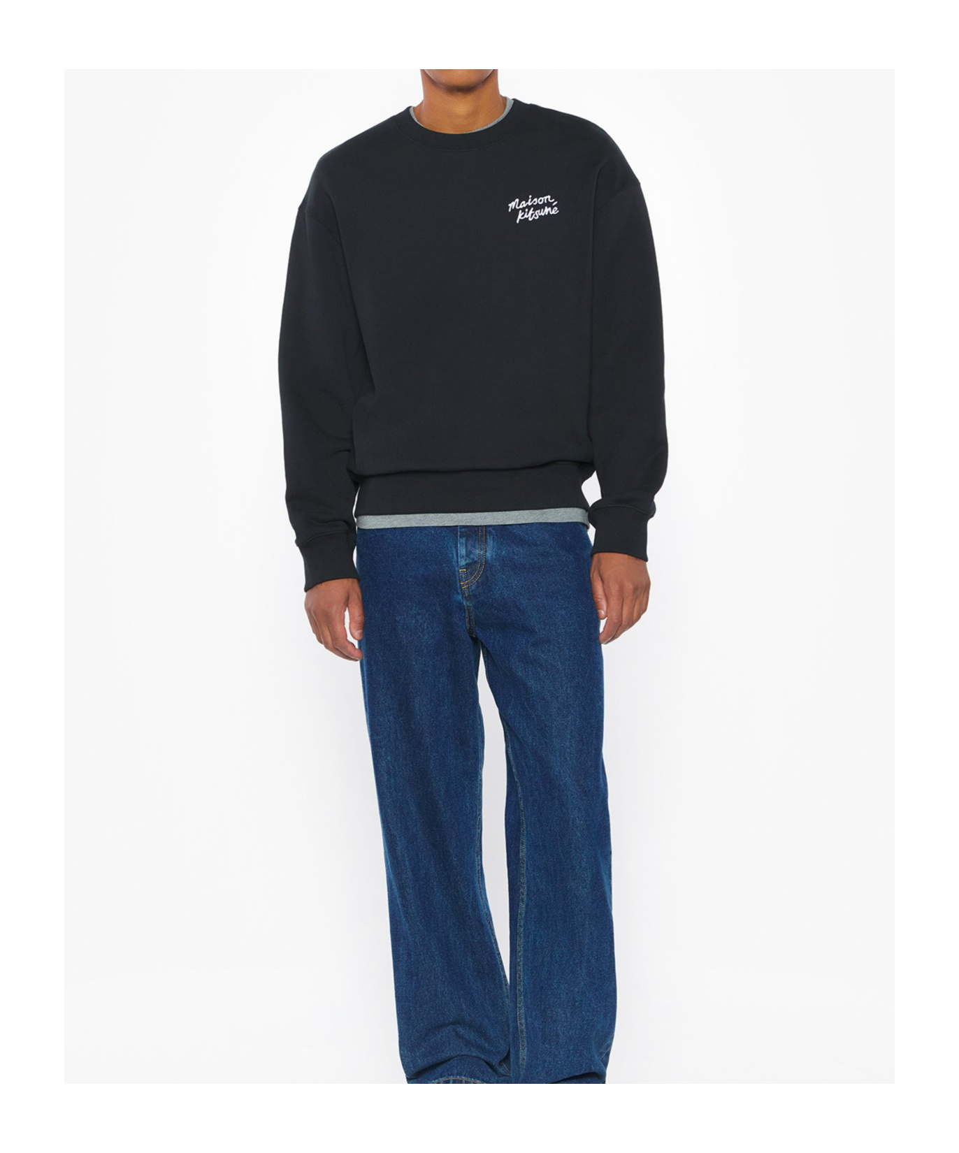 Maison Kitsuné Maison Kitsune Handwriting Comfort Sweatshirt In Multi