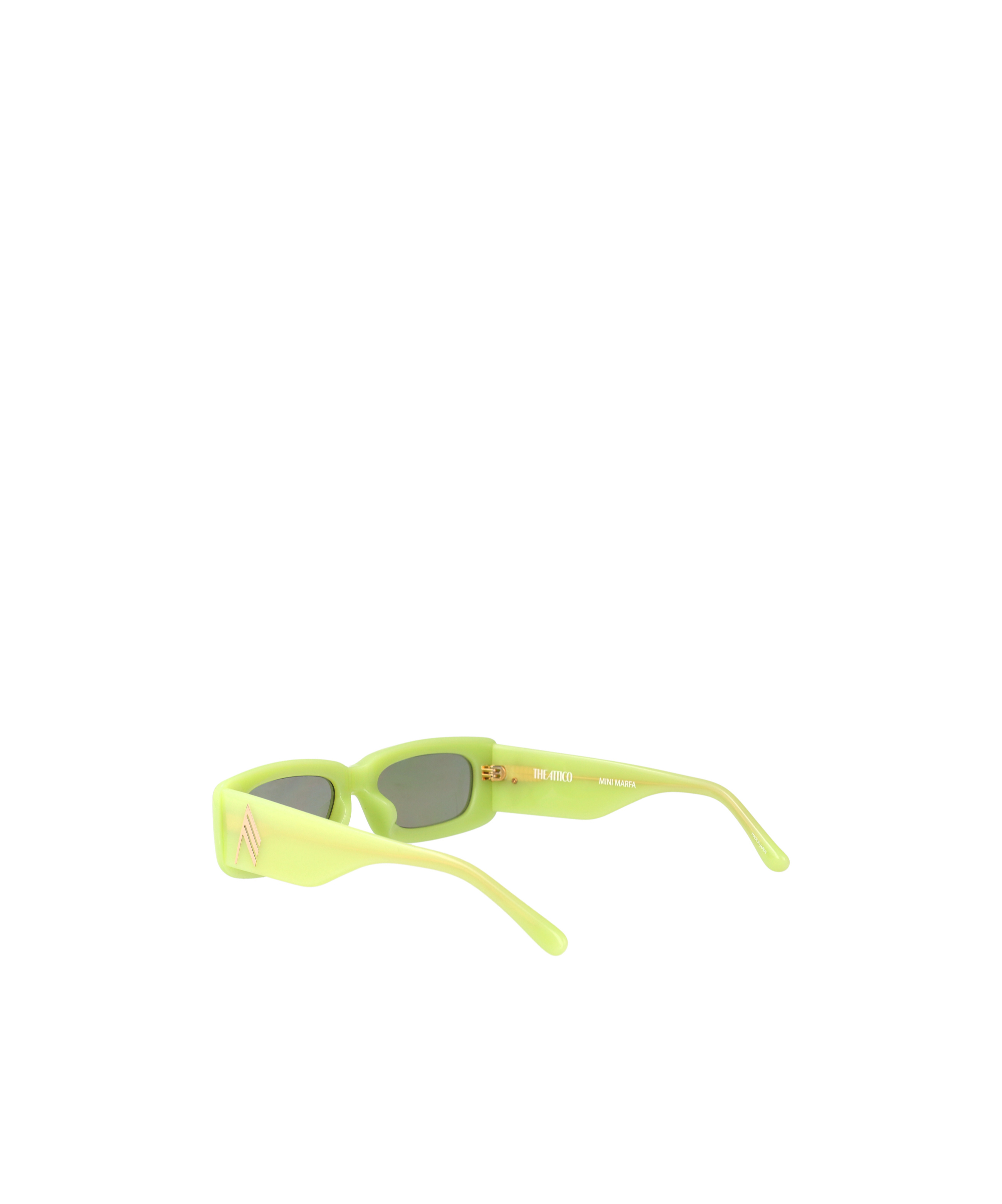 Attico Mini Marfa Sunglasses In Green