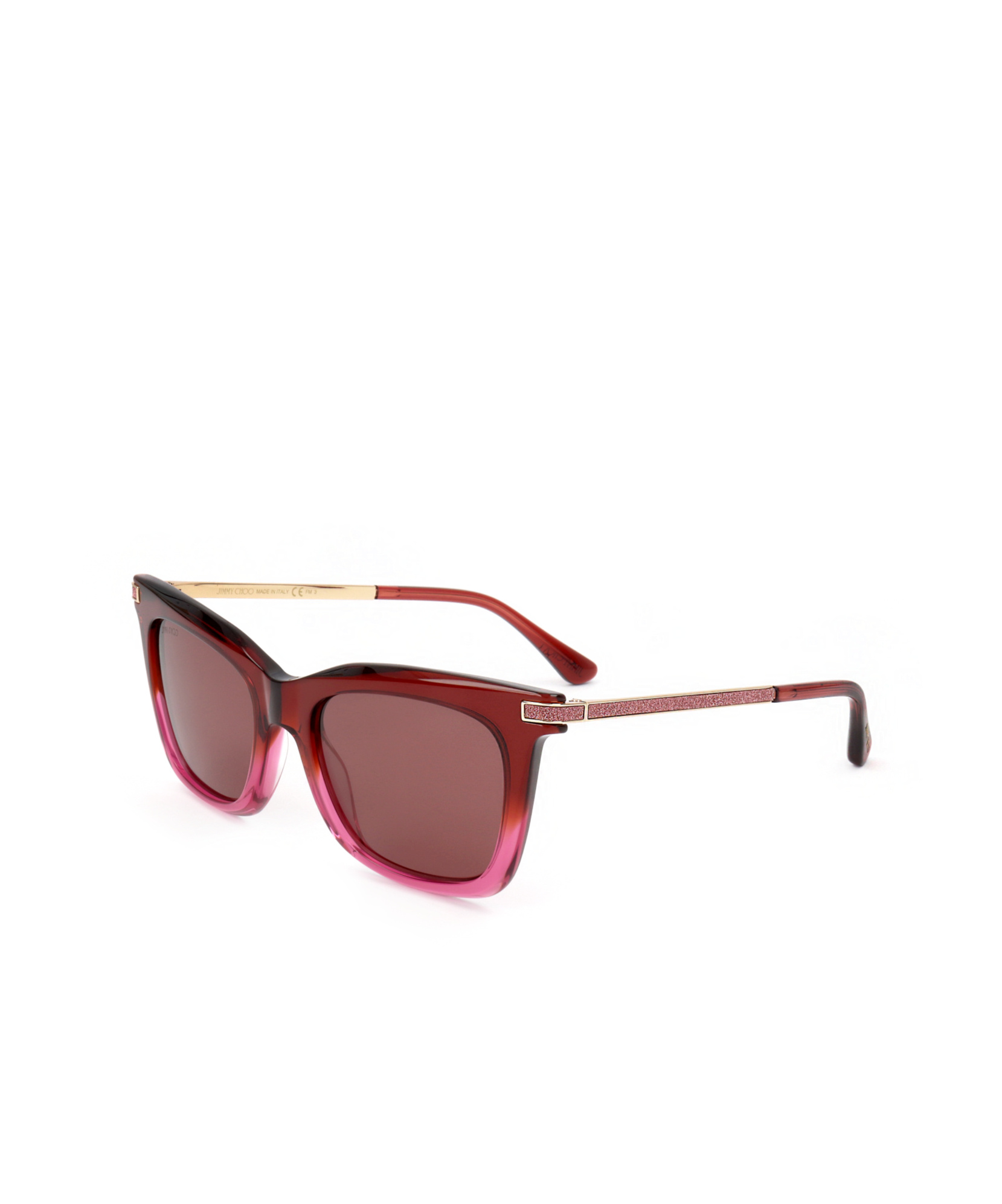 JIMMY CHOO JIMMY CHOO EYEWEAR RECTANGLE FRAME SUNGLASSES