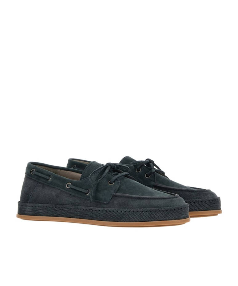 Hogan Round-head Casual Shoes In Black