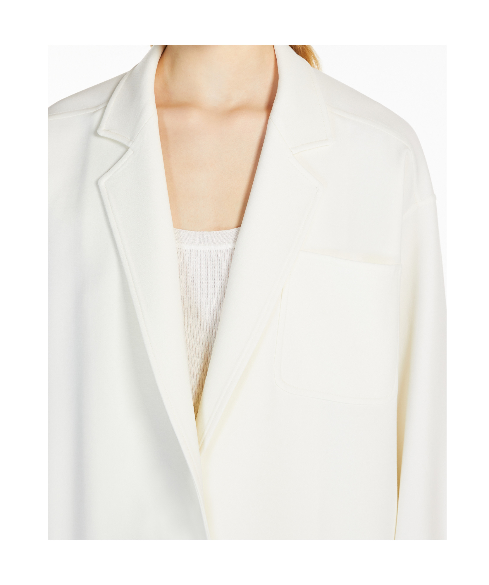 MAX MARA LONG-SLEEVED WOOL SUIT COAT