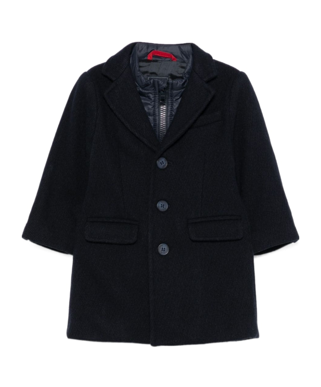 Fay Corduroy Coat In Black
