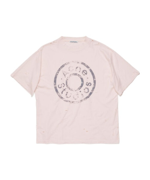 ACNE STUDIOS ACNE STUDIOS LOGO PRINTED CREWNECK T-SHIRT