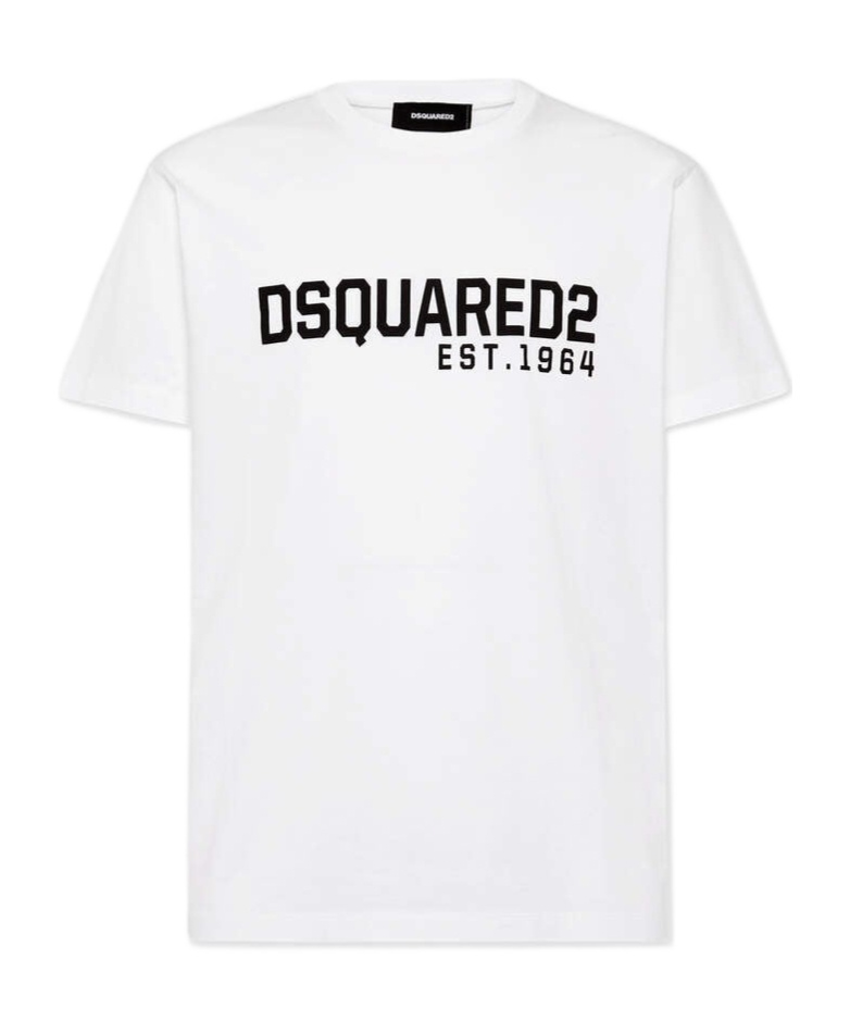 Dsquared2 Logo Printed Crewneck T-shirt In White