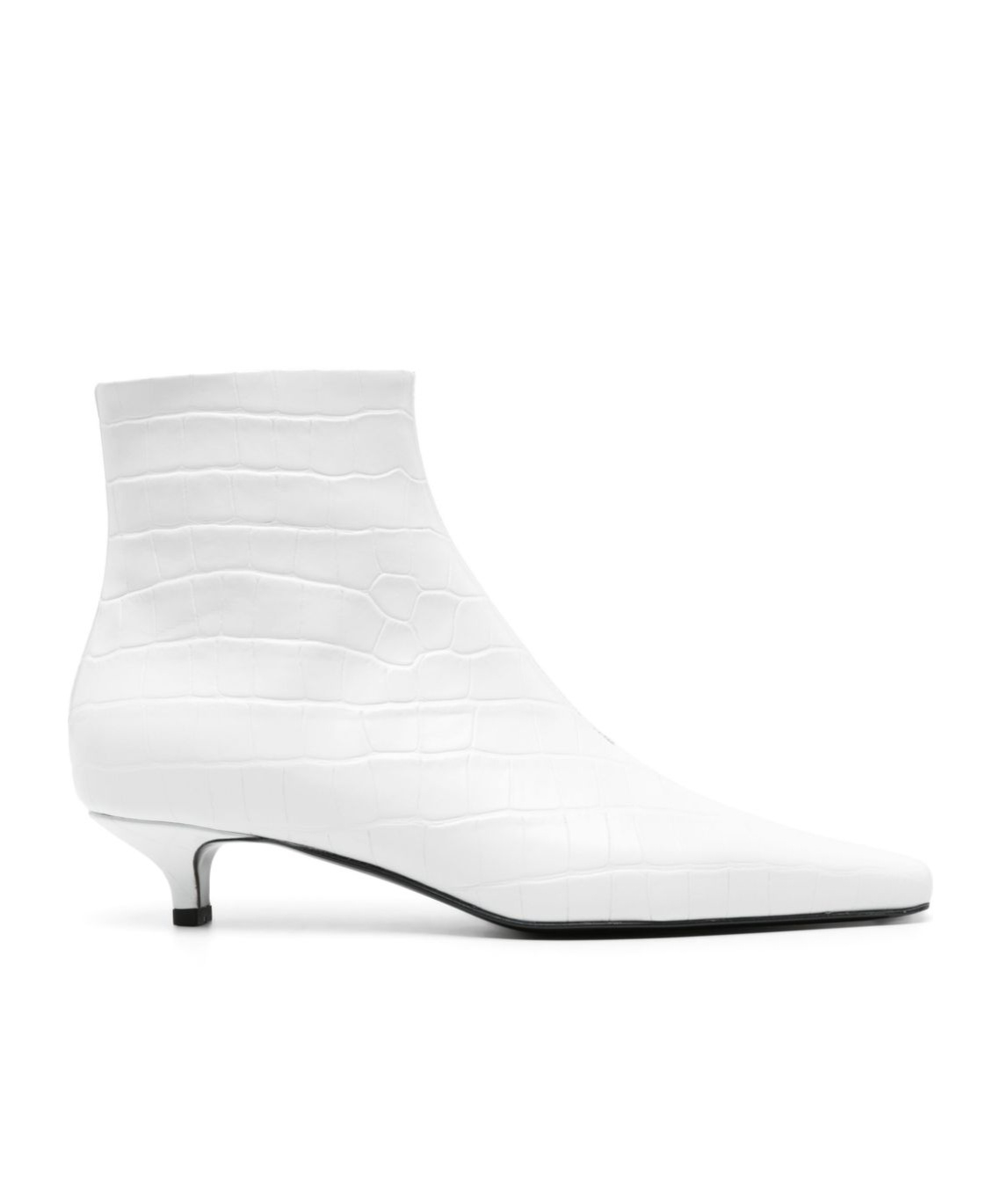 Totême Toteme Leather Boots In White
