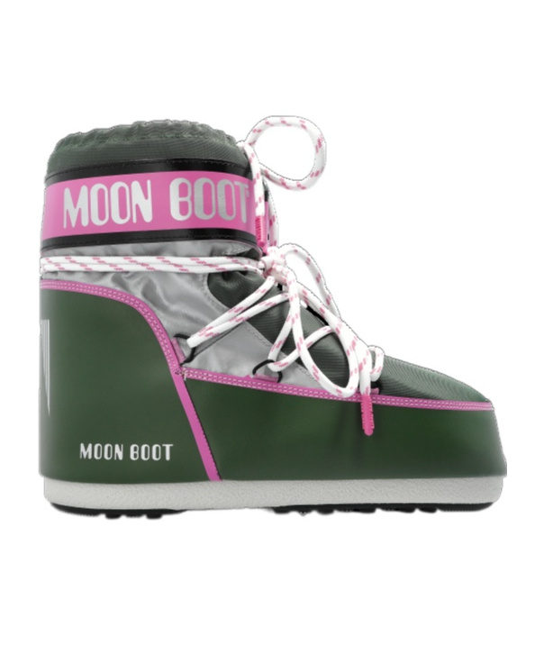 Moon Boot Round-toed Ankle Boots In Multi