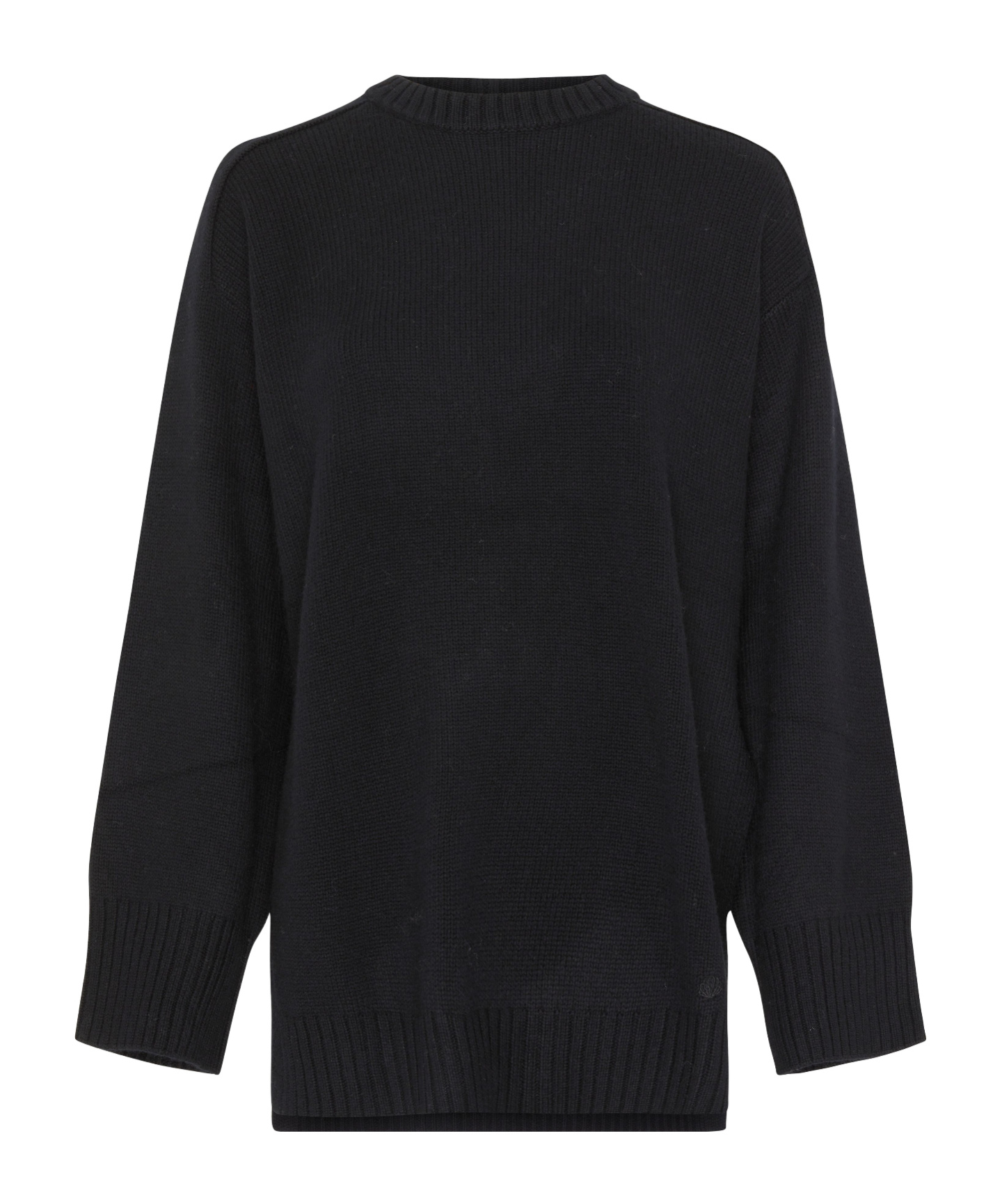 Loulou Studio Loulou Black Wool Blend Oversize Safi Sweater In Black