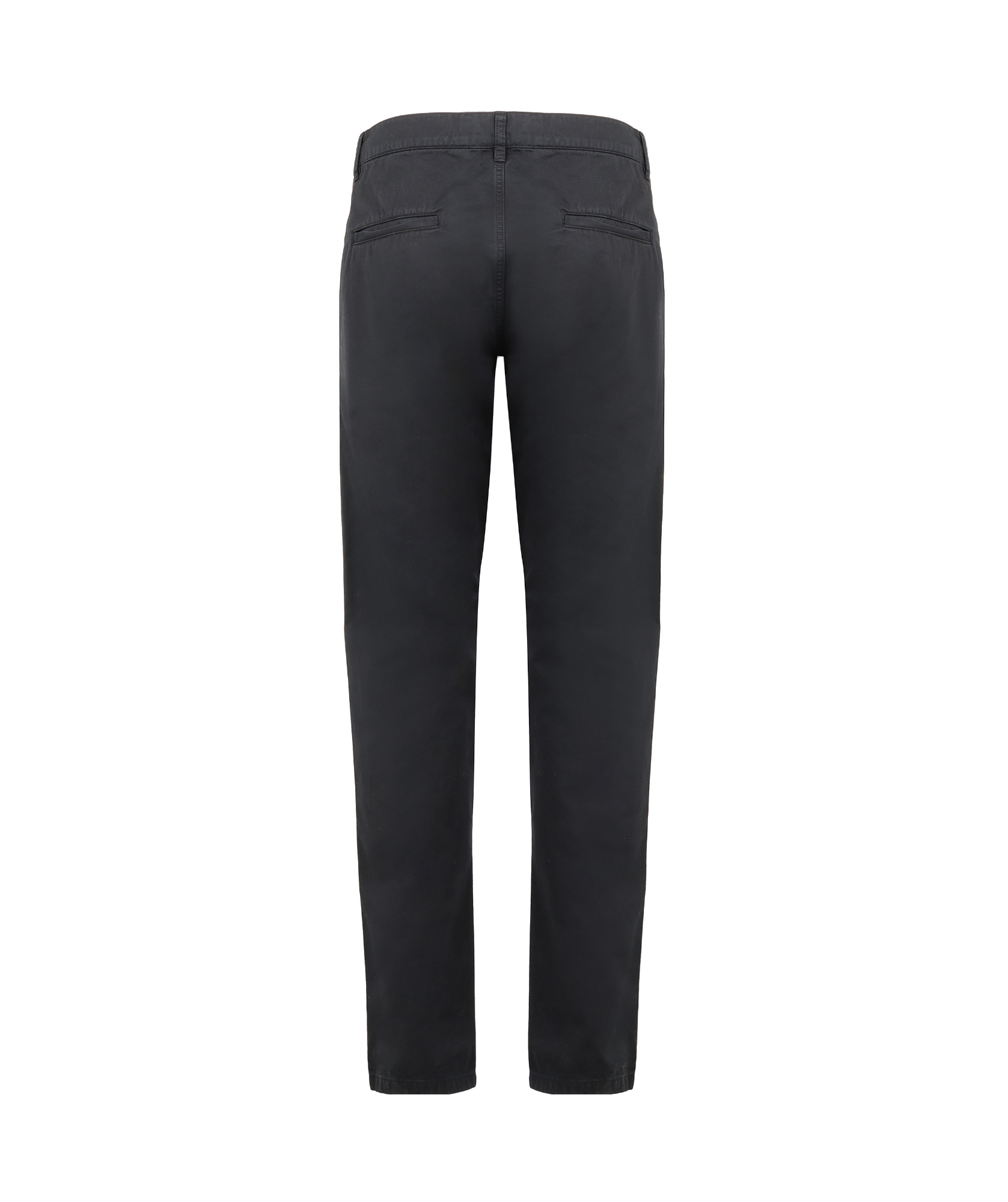 Aspesi Tailored Chino Trousers With Pockets In Black