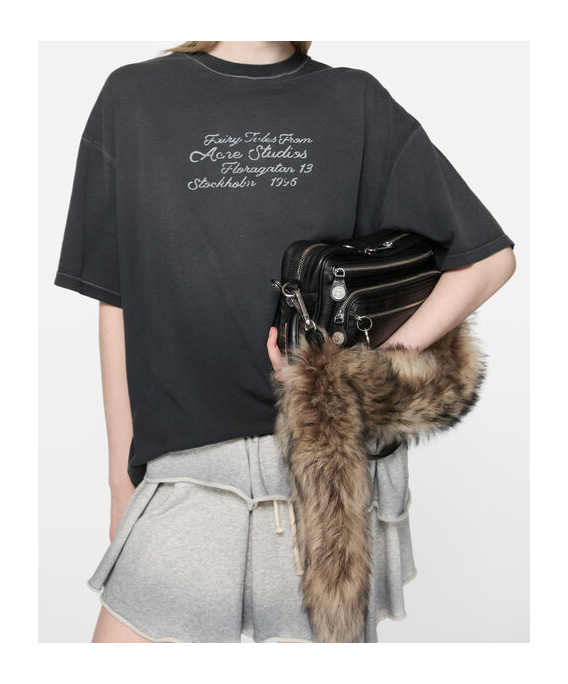 Acne Studios Short Sleeve T-shirtt In Black