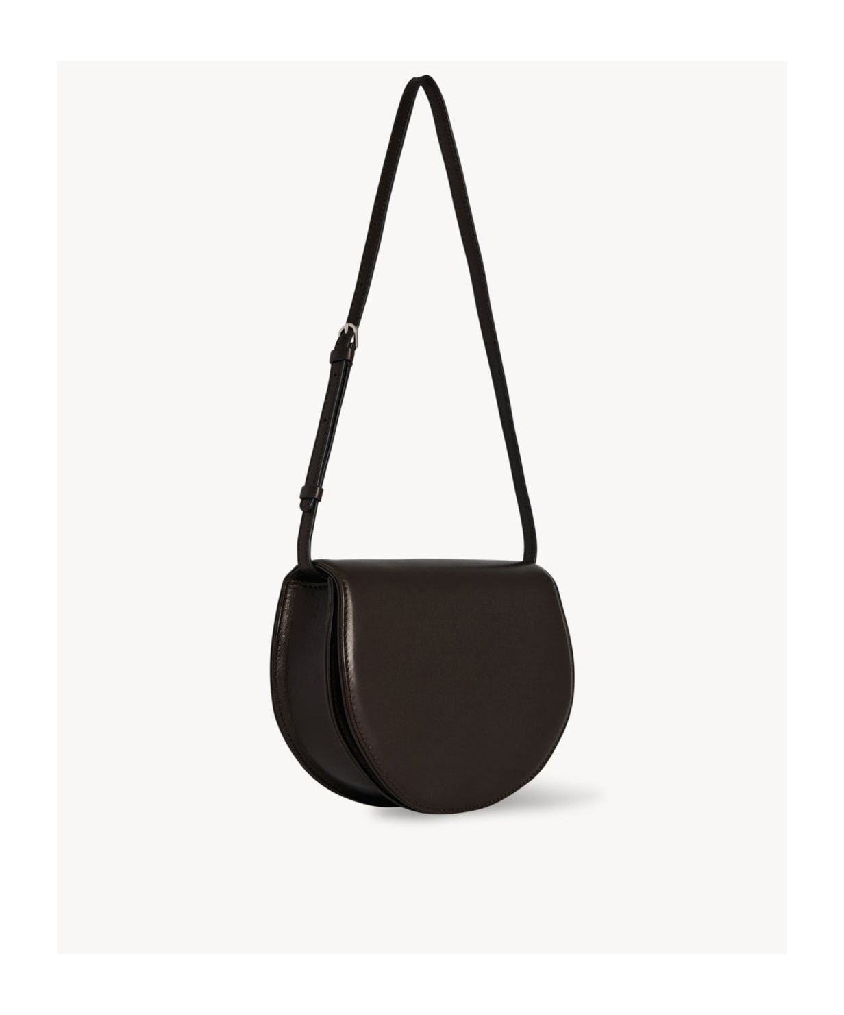 The Row Logo Shoulder Bag In Black